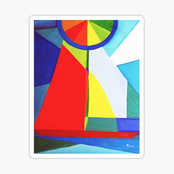 Solo Racing Dinghy Sticker