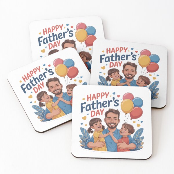 Item preview, Happy Fathers Day Celebration with Loving Father and Children designed and sold by hobikeyfimartdijital.