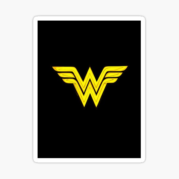 Aperçu de l'œuvre Emblème doré de Wonder Woman créée et vendue par shealateja.