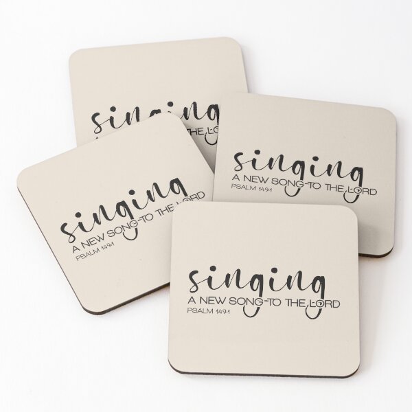 Item preview, Singing a new song to the Lord - Psalm 149 verse 1 designed and sold by simplydesignart.