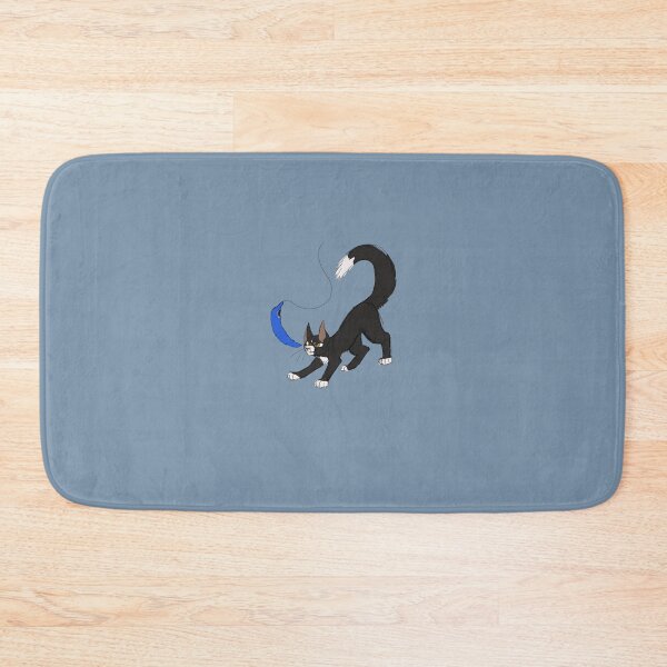 Item preview, Cat with worm on a string designed and sold by BeeTheDragon-1.