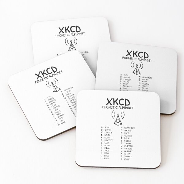Item preview, xkcd-Style Phonetic Alphabet Radio Chart designed and sold by AnnSign.
