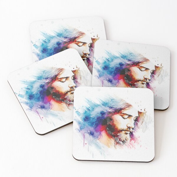 Item preview, Copy of Divine Light in Watercolour - Portrait of Christ designed and sold by unikkk.
