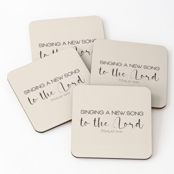 Item preview, Singing a new song to the Lord - Psalm 149 verse 1 designed and sold by simplydesignart.