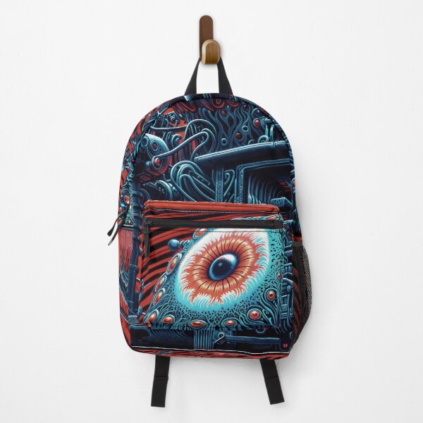 Item preview, psycho postage stamp machine red blue eyeball philately trip | dejco.art designed and sold by dejco.art.