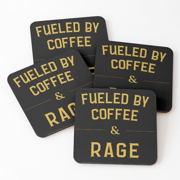Item preview, Fueled by Coffee & Rage designed and sold by Klaudesign.