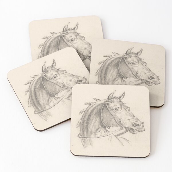 Item preview, Horse Head (c. 1840) designed and sold by 19th Century in Color.