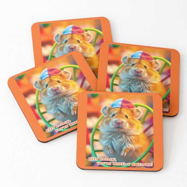 Item preview, Keep Rollin’ – Funny Hamster With Attitude designed and sold by diaza.