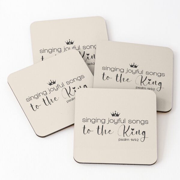 Item preview, Singing joyful songs to the King - Psalm 149 verse 2 designed and sold by simplydesignart.