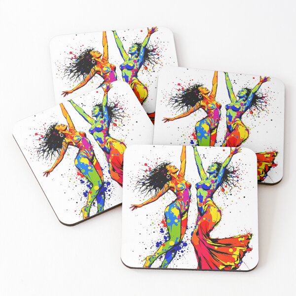 Item preview, Joy in Color – Rainbow Dancing Women Art designed and sold by Red_5.