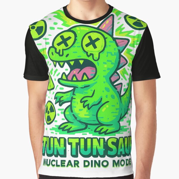 Artikel-Vorschau von Tun Tun Saur – Nuklearer Dino-Modus, designt und verkauft von GlitchBunnyLab.