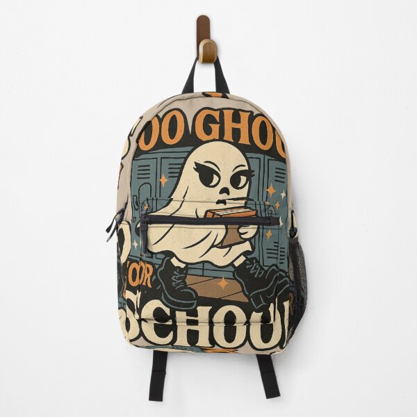 Item preview, Too Ghoul for School – Sassy Ghost Schoolgirl Halloween Pun designed and sold by GirlyPopped.