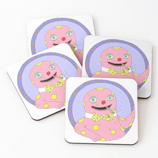 Item preview, Mr blobby Smoking hand illustrated design  designed and sold by Barrie’s Designs .
