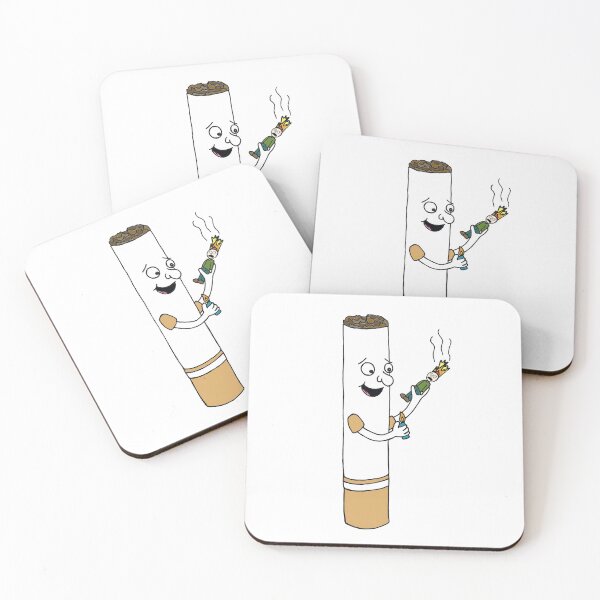 Item preview, Cigarette smoking a person hand illustrated design  designed and sold by Barrie’s Designs .