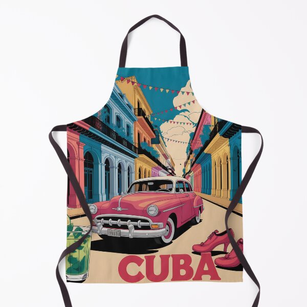 Artikelvorschau, Kuba-Reiseposter: Retro-Straßen und Oldtimer in Havanna entworfen und verkauft von LSVart.