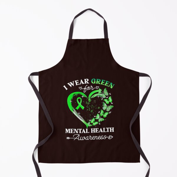 Item preview, I Wear Green For Mental Health Awareness Butterfly Heart designed and sold by 3liegy.