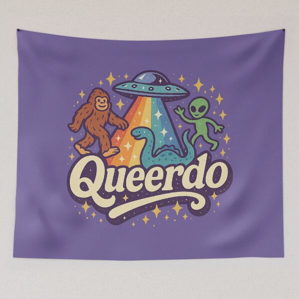 Item preview, Queerdo – Funny LGBTQ Cryptid Pride Design designed and sold by GirlyPopped.