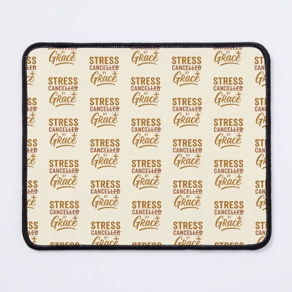 Item preview, Stress Cancelled by Grace – Christian Faith Over Fear Design designed and sold by astersgraphics.