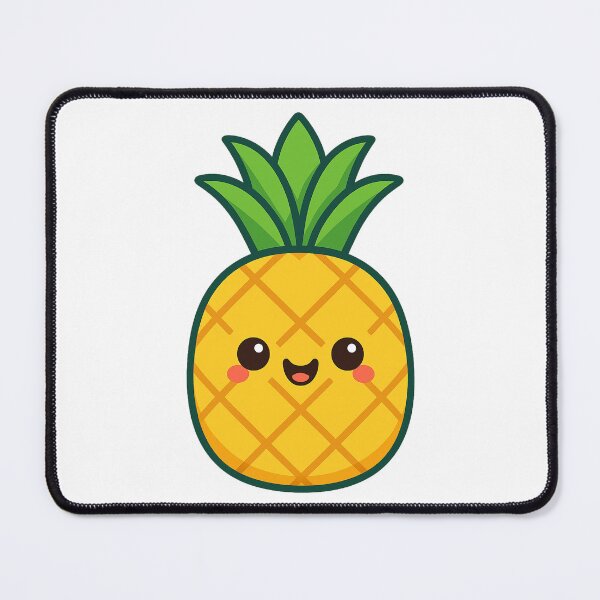 Item preview, Kawaii Pineapple – Cute Tropical Fruit Art designed and sold by k3rstman1.