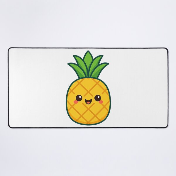 Item preview, Kawaii Pineapple – Cute Tropical Fruit Art designed and sold by k3rstman1.