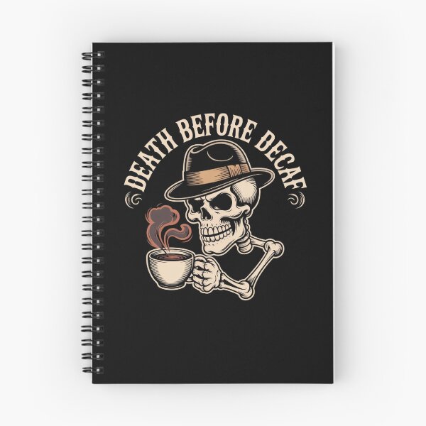 Item preview, Death Before Decaf designed and sold by Mateusz Majcherek.