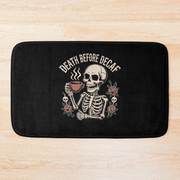 Item preview, Death Before Decaf designed and sold by Mateusz Majcherek.