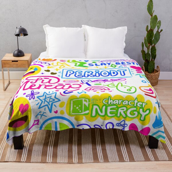 Item preview, Slay Bestie Vibes | Neon Doodle Affirmation Emoji Digital Art 2025 designed and sold by AnnDesignStudio.