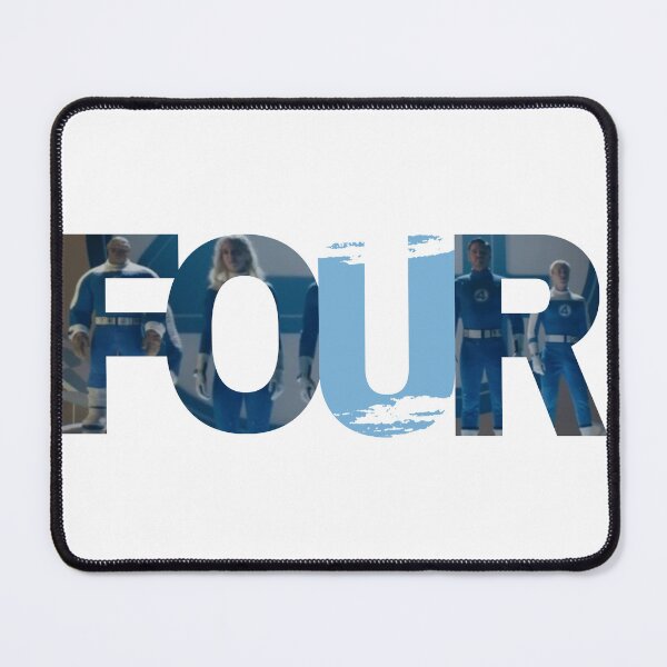 Item preview, Fantastic Four Text Art – Superhero Team Tribute designed and sold by FASA's ART.