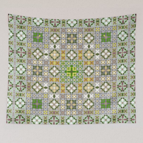 Item preview, Creative Abstract Mosaic – Warm Geometric Pattern Design designed and sold by Tarjiart.