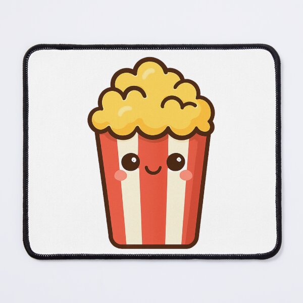 Item preview, Kawaii Popcorn Box – Cute Movie Snack Art designed and sold by k3rstman1.