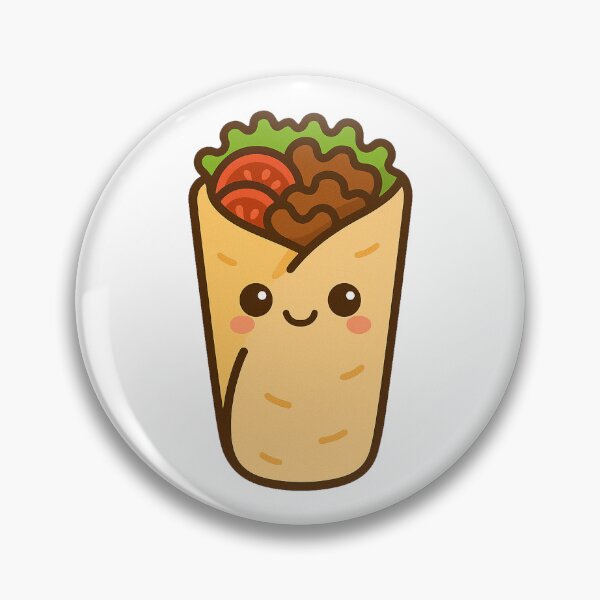 Item preview, Kawaii Doner Kebab – Cute Street Food Art designed and sold by k3rstman1.