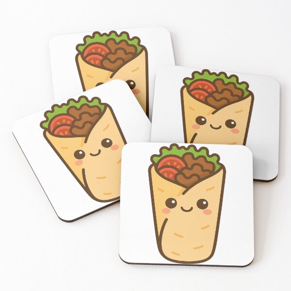 Item preview, Kawaii Doner Kebab – Cute Street Food Art designed and sold by k3rstman1.