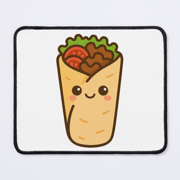 Item preview, Kawaii Doner Kebab – Cute Street Food Art designed and sold by k3rstman1.
