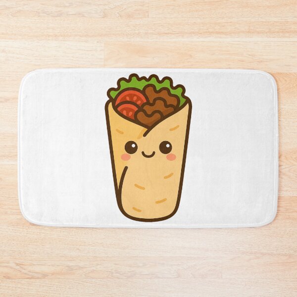Item preview, Kawaii Doner Kebab – Cute Street Food Art designed and sold by k3rstman1.