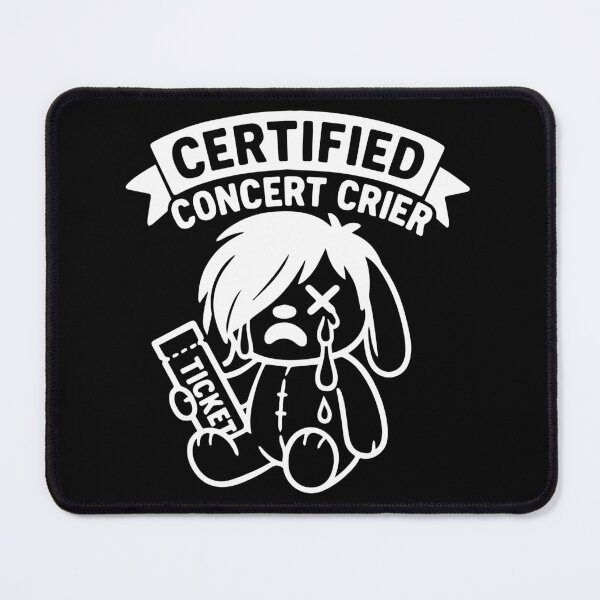 Item preview, Certified Concert Crier | Crying Bunny Emo Music Fan designed and sold by Dazeville Studio1541 .