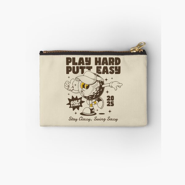 Item preview, Play Hard Putt Easy - Cool Golf Cartoon Character designed and sold by adipra.