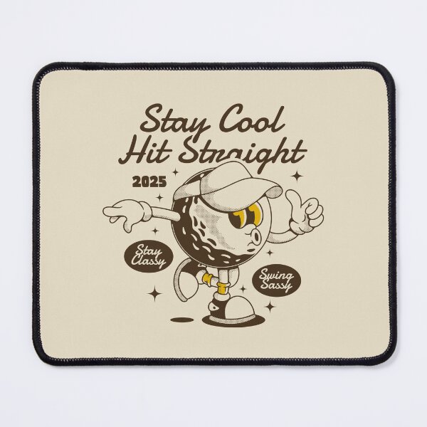 Item preview, Stay Cool Hit Straight Golf Character designed and sold by adipra.