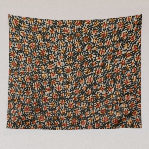 Item preview, Aboriginal Inspired Dot Art - Lava Drops designed and sold by GrinGalore.