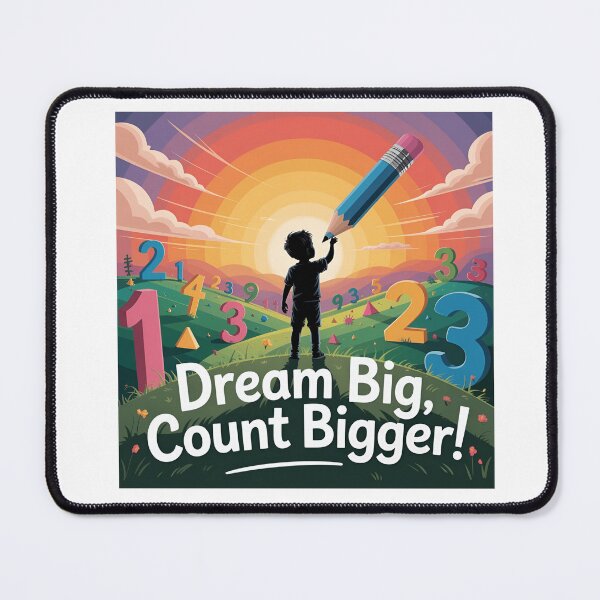 Item preview, DREAM BIG, COUNT BIGGER! designed and sold by KISHNAY-FASHION.