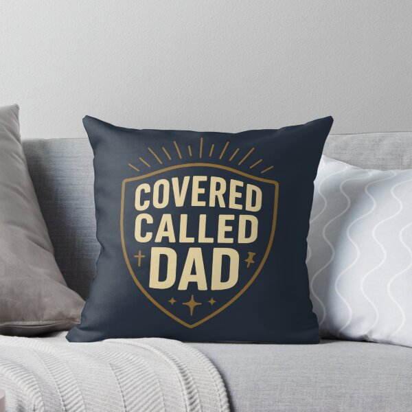 Item preview, Covered, Called, Dad – Christian Fatherhood Shield Design designed and sold by astersgraphics.