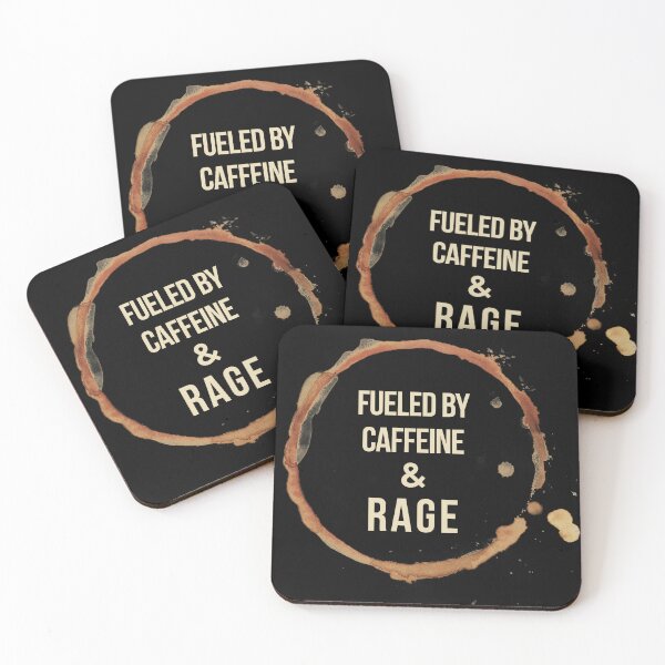 Item preview, Fueled by Caffeine & Rage designed and sold by Klaudesign.