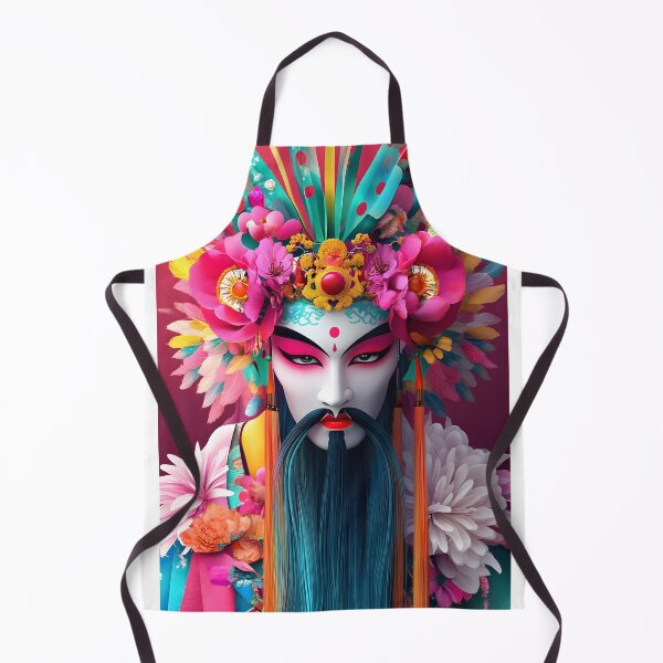 Item preview, Vibrant Art Portrait with Floral and Cultural Elements designed and sold by Artessie.