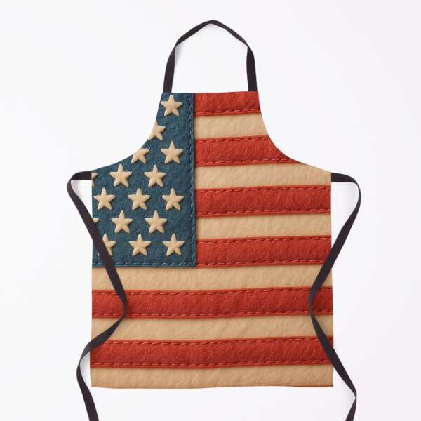 Item preview, Felt American Flag with Stitched Texture designed and sold by PMG Shop.