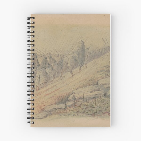 Item preview, Troops walking under the rain designed and sold by 19th Century in Color.