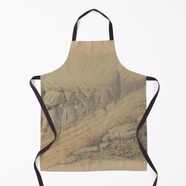 Item preview, Troops walking under the rain designed and sold by 19th Century in Color.