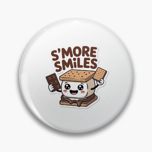 Item preview, S'more Smiles Cute Kawaii Campfire Treat designed and sold by MagicWander.
