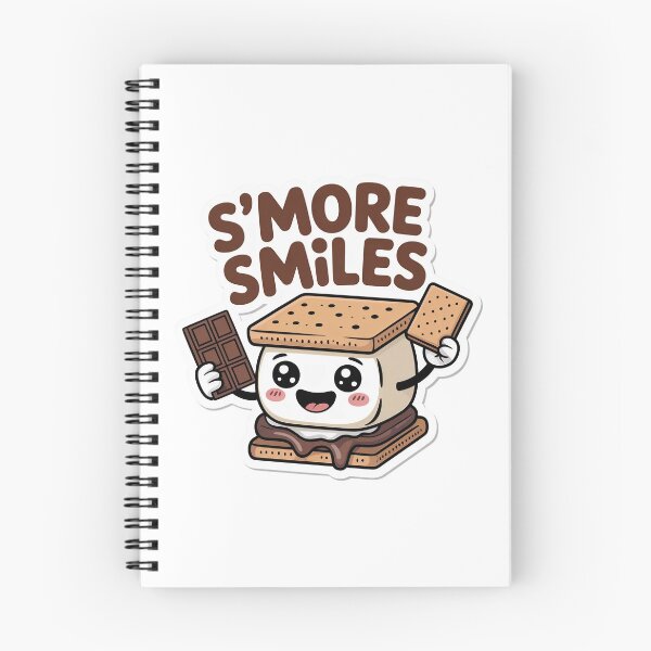 Aperçu de l'œuvre S'more Smiles, une jolie friandise kawaii pour un feu de camp créée et vendue par MagicWander.