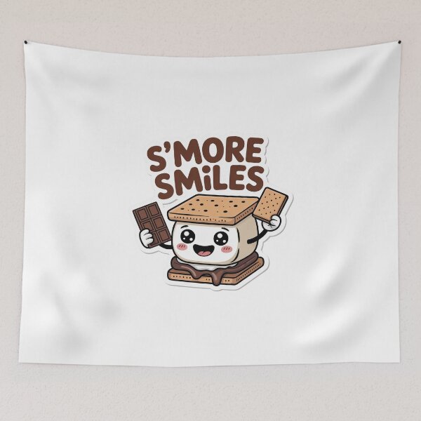 Item preview, S'more Smiles Cute Kawaii Campfire Treat designed and sold by MagicWander.
