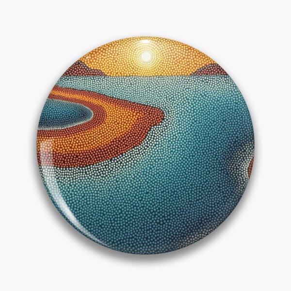 Item preview, Arte de puntos de inspiración aborigen: un hermoso atardecer designed and sold by GrinGalore.