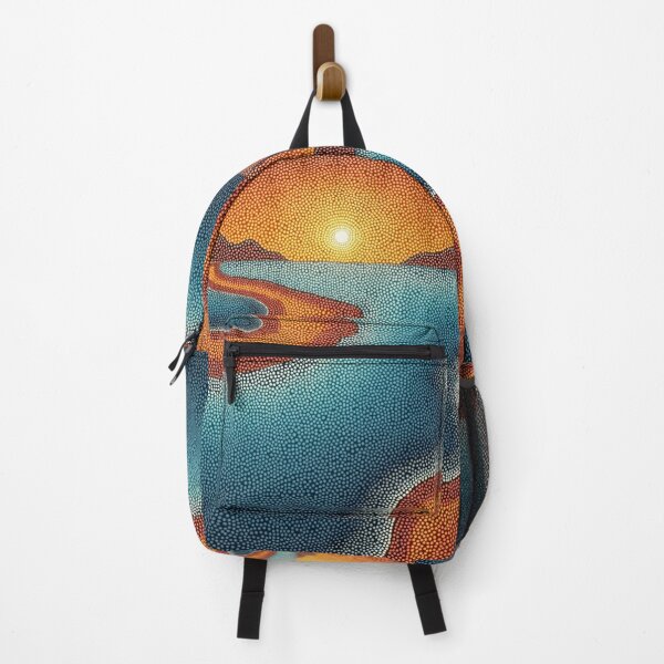 Item preview, Arte de puntos de inspiración aborigen: un hermoso atardecer designed and sold by GrinGalore.